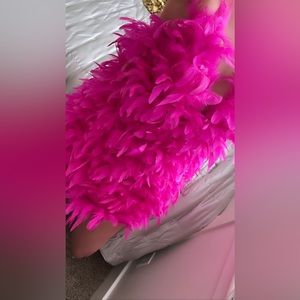 Feather dress NWT sz M